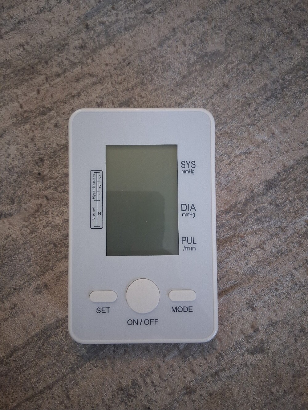 Digital Blood Pressure Monitor - White